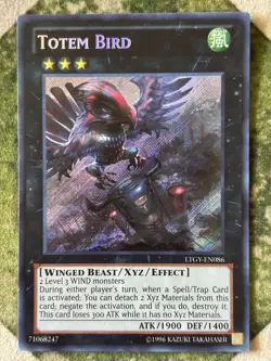 YuGiOh TOTEM BIRD Secret Rare LTGY-EN086 - Image 2