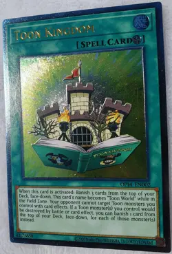 Yugioh 1x Toon Kingdom OP14-EN002 Ultimate Rare Unlimited Ed OTS 14 NM - Image 2