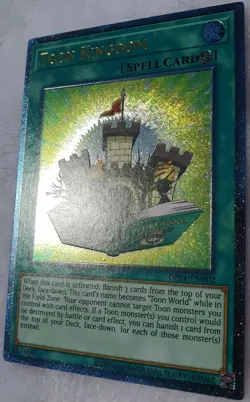 Yugioh 1x Toon Kingdom OP14-EN002 Ultimate Rare Unlimited Ed OTS 14 NM - Image 5