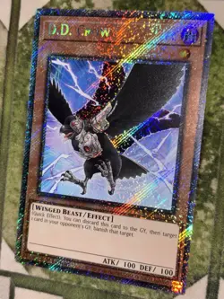 YuGiOh D.D. CROW Platinum Secret Rare RA02-EN002 - Image 1