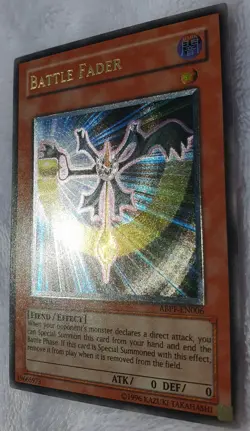 Yugioh 1x Battle Fader ABPF-EN006 Ultimate Rare 1st Edition Near Mint - Image 2