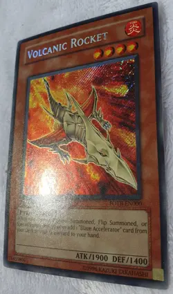 Yugioh 1x Volcanic Rocket FOTB-EN000 Secret Rare 1st Edition Near Mint - Image 5