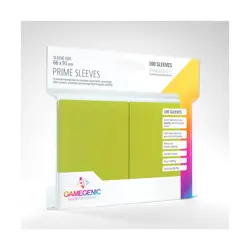 GameGenic Card Protection Prime Sleeves - Lime (100) New - Image 1