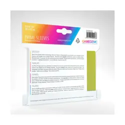 GameGenic Card Protection Prime Sleeves - Lime (100) New - Image 2