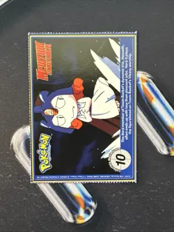 Zapdos 1999 Original 151 Pokemon Burger King PokeTrivia Trading Card #145 - Image 2