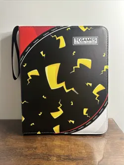 Large TCGAMES Pokemon Card Binder, 9 Pocket, 40 Page, 720 Card Capacity - Image 1