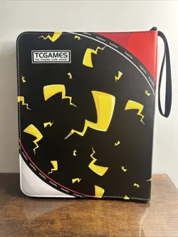 Large TCGAMES Pokemon Card Binder, 9 Pocket, 40 Page, 720 Card Capacity - Image 2