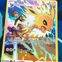 Jolteon - TG04/TG30 - Full Art Rare Brilliant Stars Set - Pokemon Card - NM - Image 2