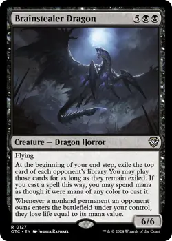 MTG Brainstealer Dragon [Outlaws of Thunder Junction Commander] Near Mint - Image 1