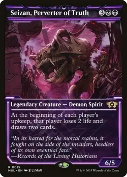 Seizan, Perverter of Truth (Showcase) [March of the Machine] MTG - Image 1