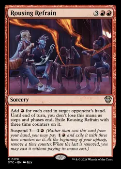 MTG Rousing Refrain [Outlaws of Thunder Junction Commander] Near Mint - Image 1