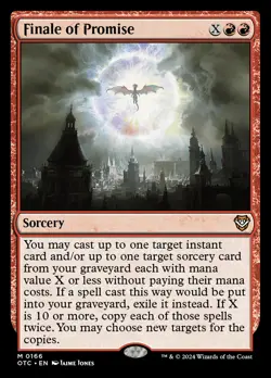 MTG Finale of Promise [Outlaws of Thunder Junction Commander] Near Mint - Image 1