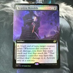 MTG, Requiem Monolith #333, EOE, Extended Art, NM, Rare, Foil - Image 1
