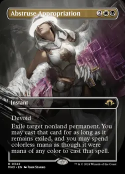 MTG Abstruse Appropriation (Borderless) [Modern Horizons 3] Near Mint - Image 1