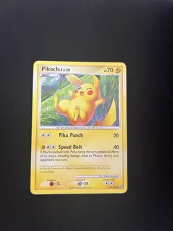 Pikachu 70/100 LP Non Holo Rare Pokemon Cards Vintage - Image 1