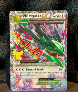 M Rayquaza EX 76/108 Celebrations Classic Collection Pokemon 2021 - NM - Image 1