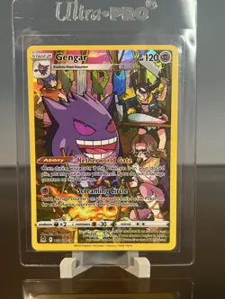 Greninja, Lucario VSTAR & Gengar Pokemon Holo Trading Cards Set - Image 2