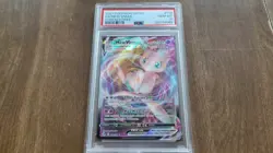Psa 10 2021 Pokemon Swsh Full Art Mew Vmax Fusion Strike 114/264 Free Shipping - Image 1