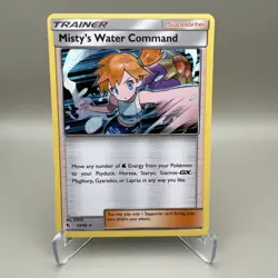 Misty's Water Command 63/68 Holo Rare - Hidden Fates 2019 Sun & Moon Pokemon TCG - Image 1