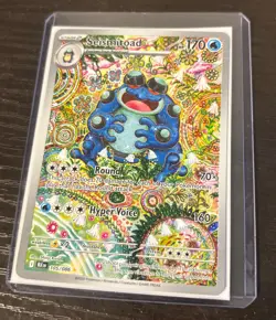 2025 Pokemon TCG Seismitoad #105/086 Black Bolt NM Condition PSA 10 Candidate - Image 1