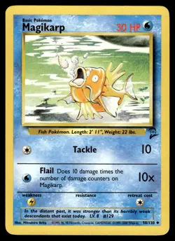 2000 Pokemon Classic - Base Set 2 Magikarp #50 Light Play - Image 1