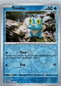 Pokemon Froakie SV06: Twilight Masquerade 056/167 Near Mint NM Reverse Holo - Image 1