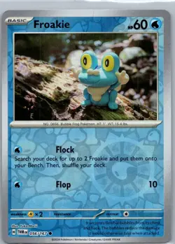 Pokemon Froakie SV06: Twilight Masquerade 056/167 Near Mint NM Reverse Holo - Image 1