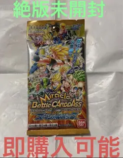 Mirabato Db Miracle Battle Carddass Special Pack Used Collectible Card Game - Image 1