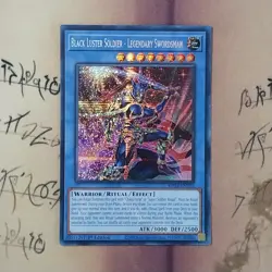 Black Luster Soldier Legendary Swordsman MP24-EN129 Secret Holo NM Yugioh Card - Image 1