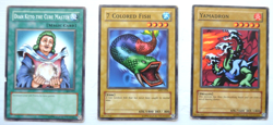 247 Yugioh 1996 Playing Cards: 64 1st Edition, 13 Creased. Played Condition - Image 2