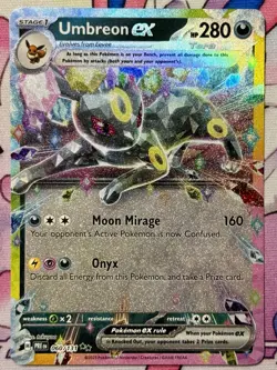 Umbreon ex 060/131 PRE: Prismatic Evolutions English Pokemon Card NM - Image 1
