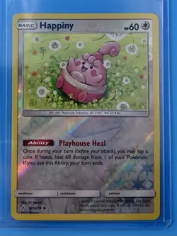 Happiny - 161/214 - Reverse Holo Uncommon - Unbroken Bonds - Pokemon Card - Image 1