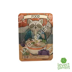 Ramen Raccoon Food Metal Token Magic Card | Hand-Drawn Fantasy Metal Proxy Art - Image 4