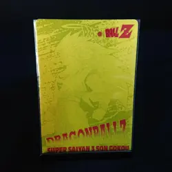 Dragon Ball Carddass Amada Gold Card Son Goku Super Saiyan 3 Used - Image 1