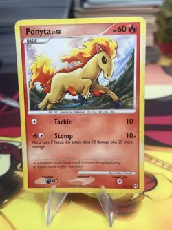 Ponyta 72/99 MP Vintage Pokemon Platinum Arceus Pokemon card - Image 1