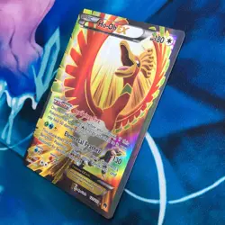 Ho-oh EX - 121/122 - Full Art Rare Holo BREAKpoint - Pokemon Card - MP - Image 4