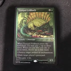 MTG - Tranquil Frillback (Foil Etched) - March of the Machine: The Aftermath - Image 1