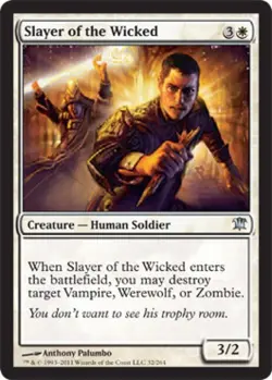 Slayer of the Wicked -Foil Light Play MTG Innistrad - Image 1