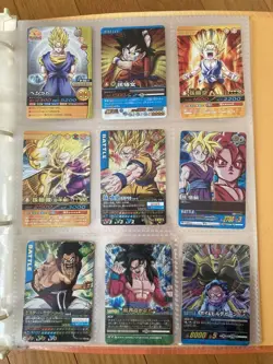Dragon Ball Data Carddass Collectible Card Set Ben Vegeta Goku Good Condition - Image 1