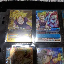 Super Rare Dragon Ballz Explosive Impact Sparkling Carddass 9 Card Used - Image 2