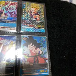 Super Rare Dragon Ballz Explosive Impact Sparkling Carddass 9 Card Used - Image 5