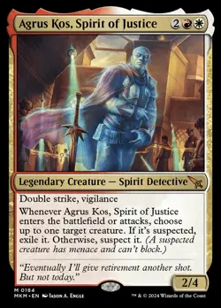 MTG Agrus Kos, Spirit of Justice [Murders at Karlov Manor] Near Mint - Image 1