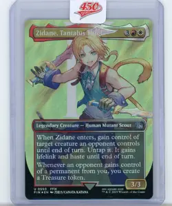 1x MTG Final Fantasy FIN - Zidane, Tantalus Thief Borderless - Surge Foil - NM/M - Image 1