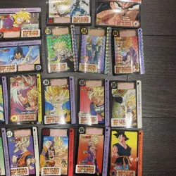 Dragon Ball Carddass 25 Card Set Collectible Used Excellent Condition - Image 2