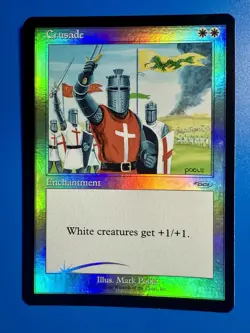 1 BANNED MTG Magic The Gathering FOIL Cruzade | Junior Super Series | 1999 | NM - Image 1
