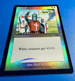 1 BANNED MTG Magic The Gathering FOIL Cruzade | Junior Super Series | 1999 | NM - Image 5