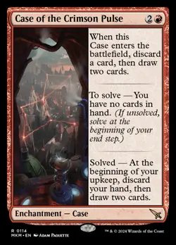 MTG Case of the Crimson Pulse [Murders at Karlov Manor] Near Mint - Image 1