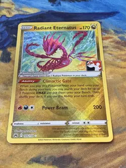 Radiant Eternatus Pokemon Prize Pack Series 3 Promo Pokemon Card NM/LP - Image 1
