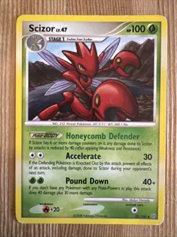 Scizor - 25/100 - Pokemon Stormfront Non-Holo Card MP - Image 1