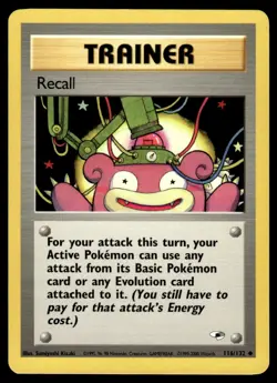 2000 Pokemon Gym - Heroes Recall #116 Light Play - Image 1